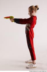 DENISA PILOT STANDING POSE WITH GUN